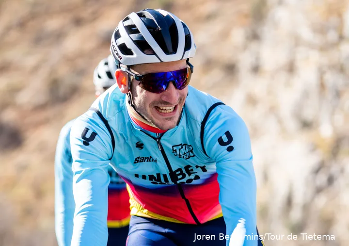 Axel Huens is having a good time at the TDT-Unibet training camp