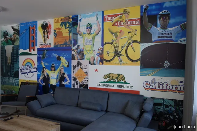 Habitación California, con los logros de Peto en la carrera americana.&nbsp;