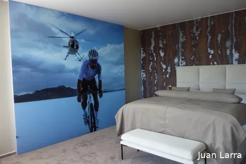 Habitación World Champion, la usada por Peter Sagan cuando visita Zilina