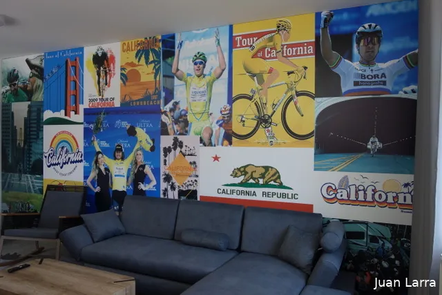 Habitación California, con los logros de Peto en la carrera americana.&nbsp;