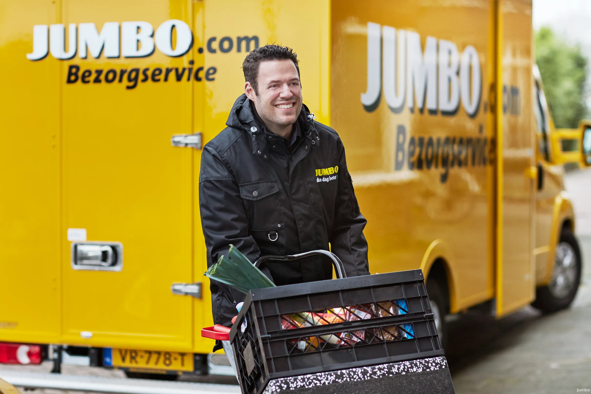 jumbo bezorgt online bestelde boodschappen thuis