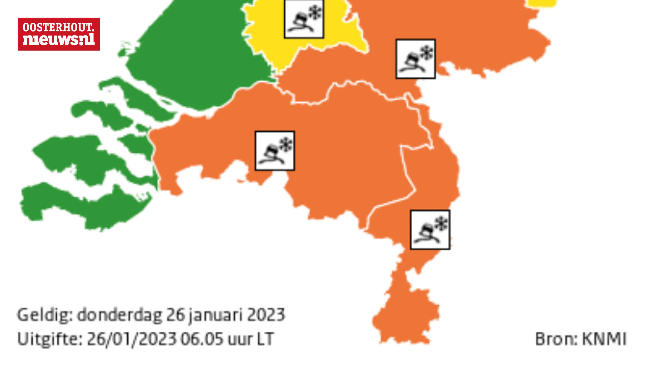 knmi code oranje