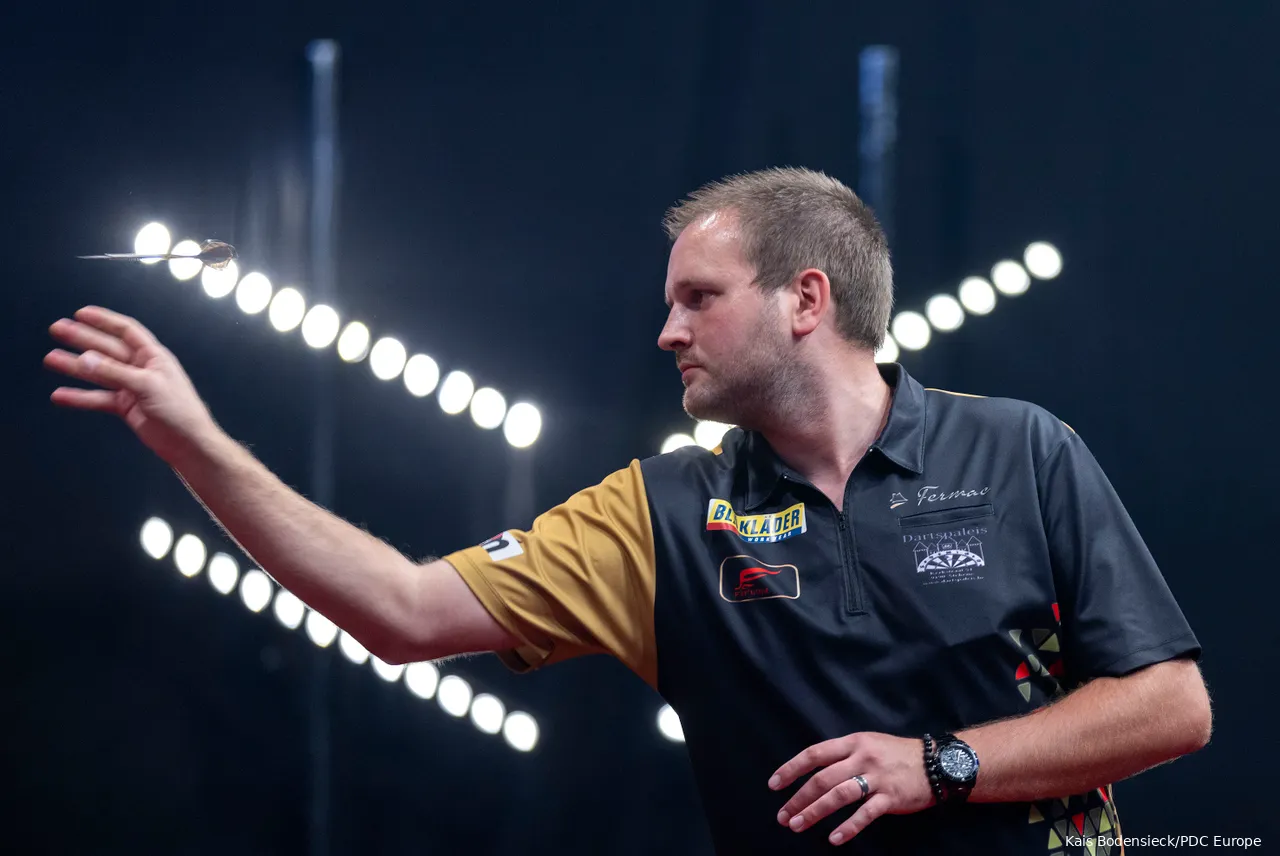François Schweyen is the third Belgian at the WDF Men's World Championship alongside Brian Raman and Sybren Gijbels.
