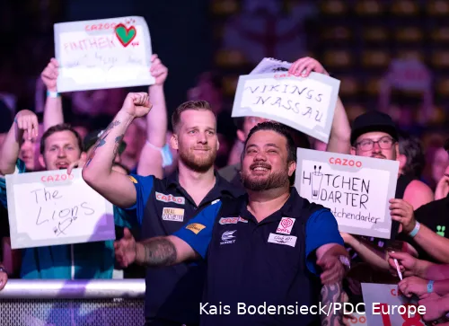 Baggish has previously represented the US at the World Cup of Darts