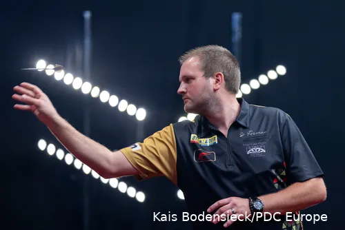 François Schweyen is the third Belgian at the WDF Men's World Championship alongside Brian Raman and Sybren Gijbels.