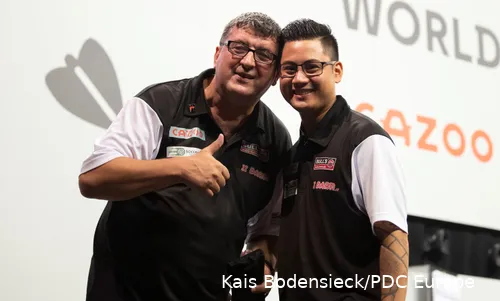 Mensur Suljovic haalde met voormalig teamgenoot Rowby-John Rodriguez tweemaal de finale op de World Cup of Darts