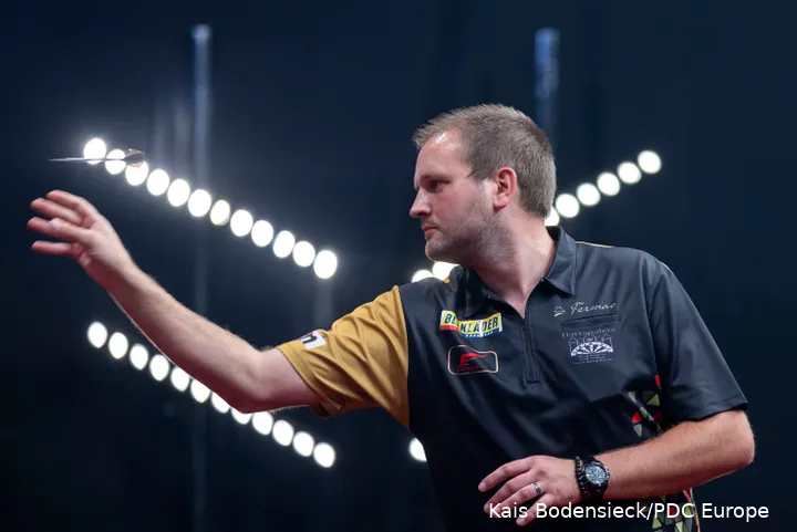 François Schweyen is the third Belgian at the WDF Men's World Championship alongside Brian Raman and Sybren Gijbels.