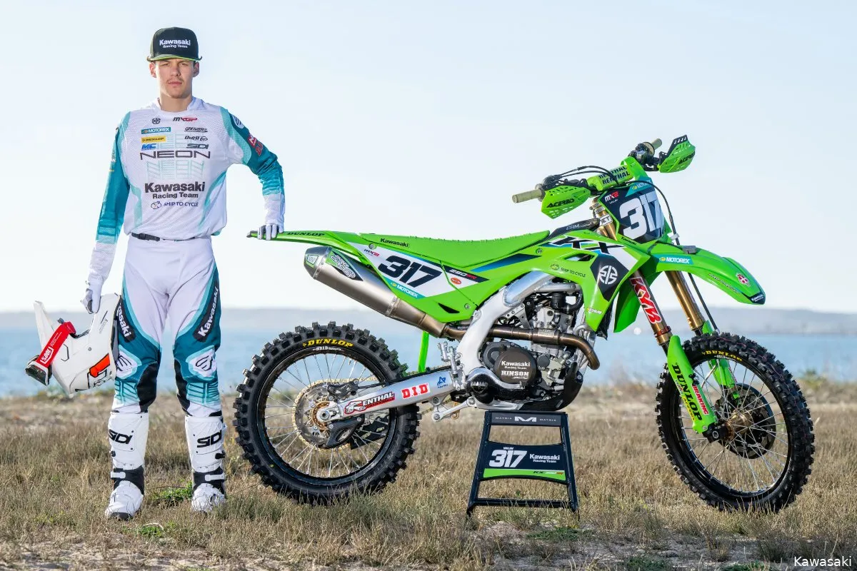 mathis valin kawasaki krt mx2 pre season 2025