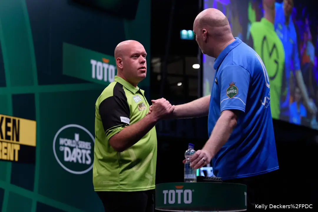 Vincent van der Voort und Michael van Gerwen gelten als sehr gute Freunde