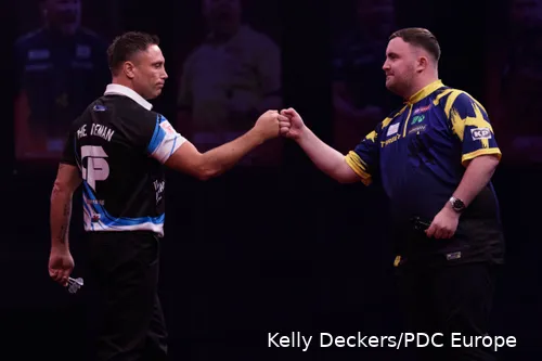 Luke Littler and Gerwyn Price