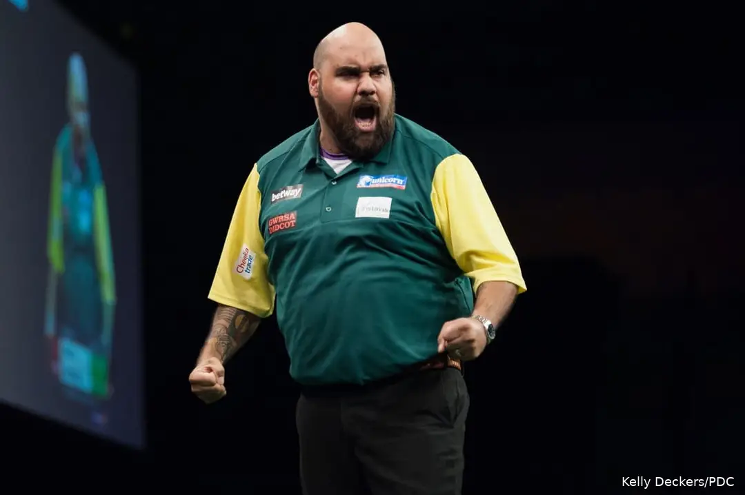Kyle Anderson appeared four times for his country at the World Cup of Darts