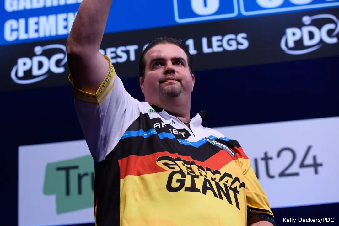Gabriel Clemens made it to the semifinals at the World Darts Championship two years ago