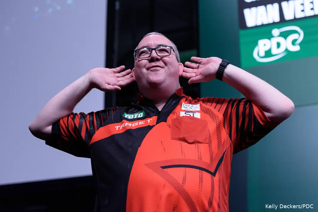 Stephen Bunting again had the audience on his hand in Den Bosch