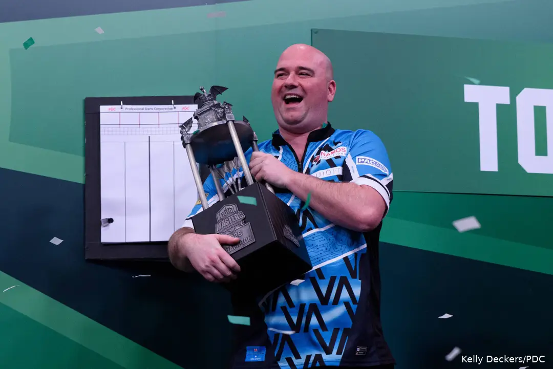 Rob Cross won the Dutch Darts Masters last month