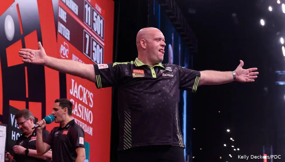 Michael van Gerwen won the World Series of Darts Finals last weekend