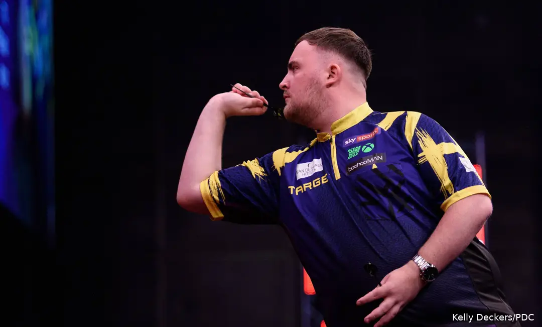 Scheiterte im Finale knapp an der Titelverteidigung: Luke "The Nuke" Littler