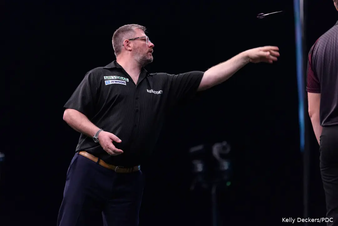 James Wade in Aktion