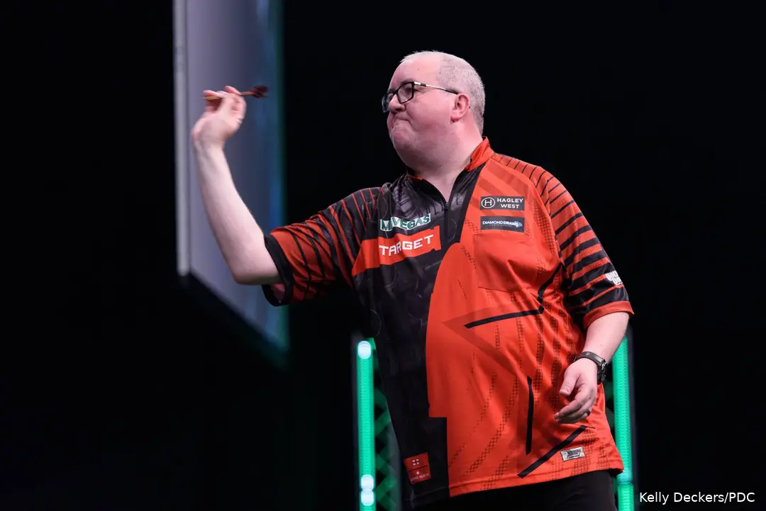 Stephen Bunting in Aktion