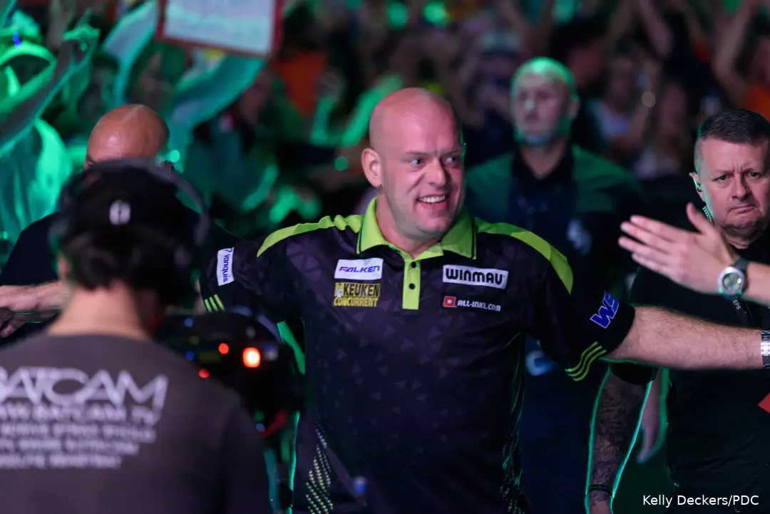 Michael van Gerwen beim Walk-on