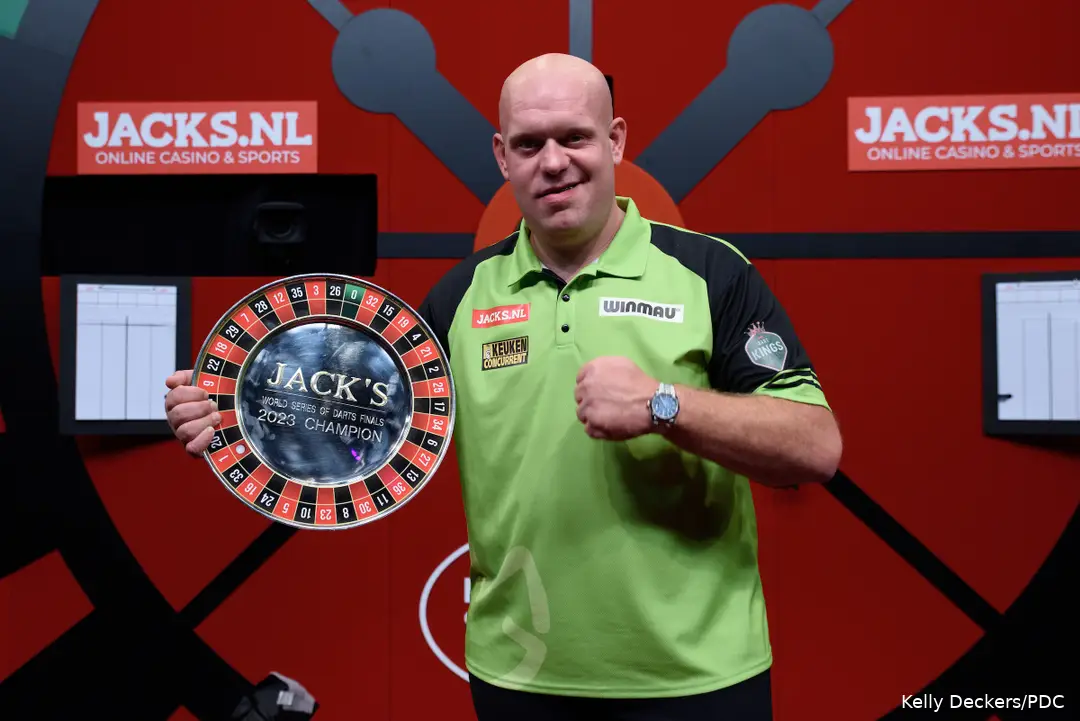 Michael van Gerwen is de titelverdediger op de World Series Finals
