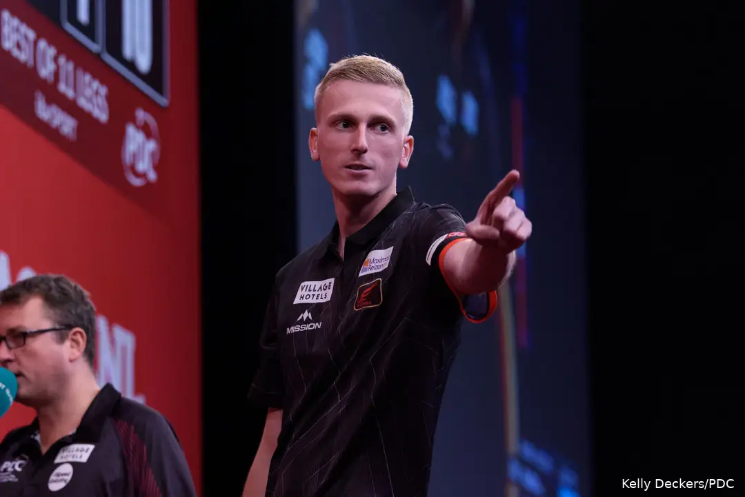 Wessel Nijman won zopas zijn eerste PDC-rankingtitel