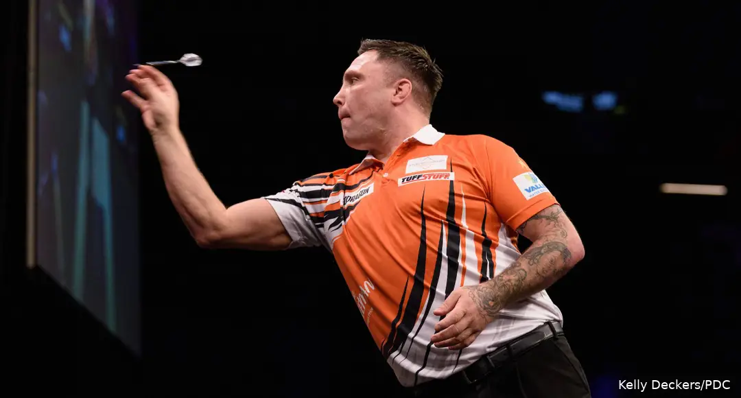 Gerwyn Price in actie
