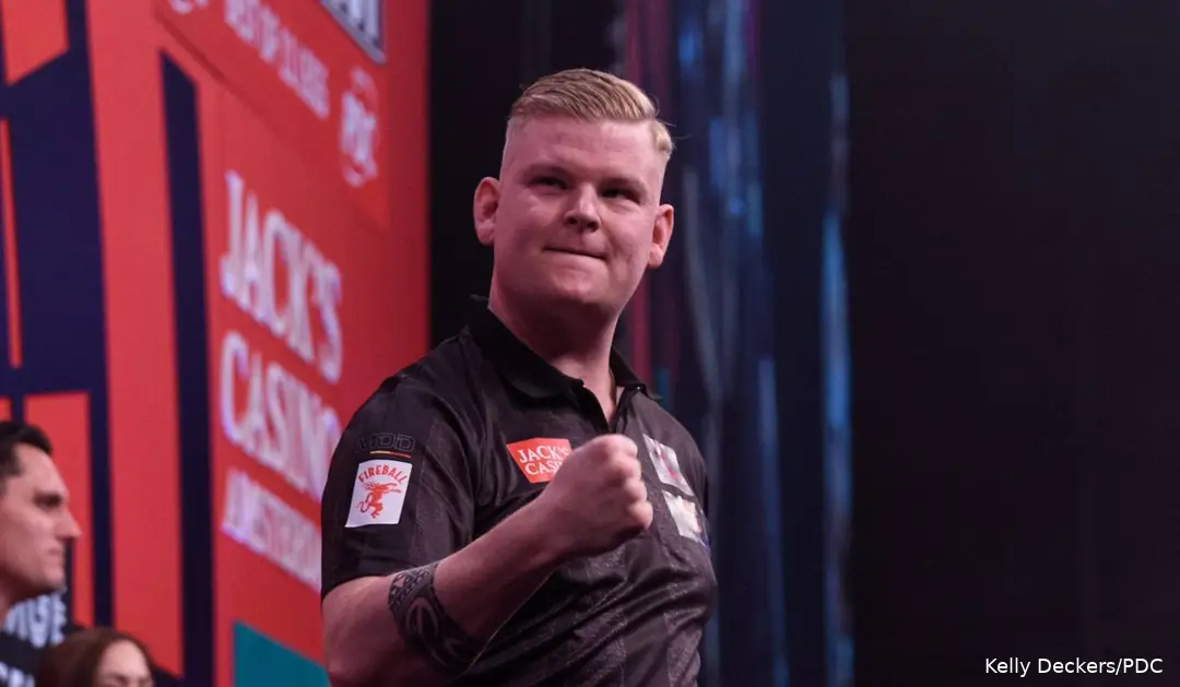 Mike De Decker was in de vorige ronde met 6-4 te sterk voor Damon Heta