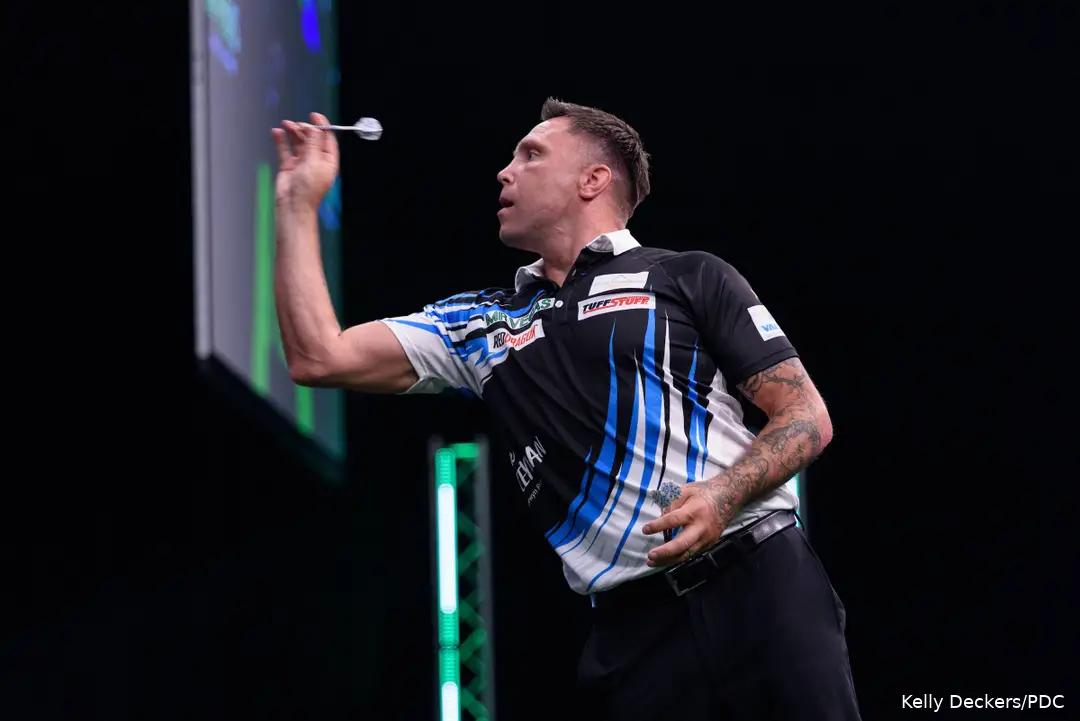 Gerwyn Price in actie