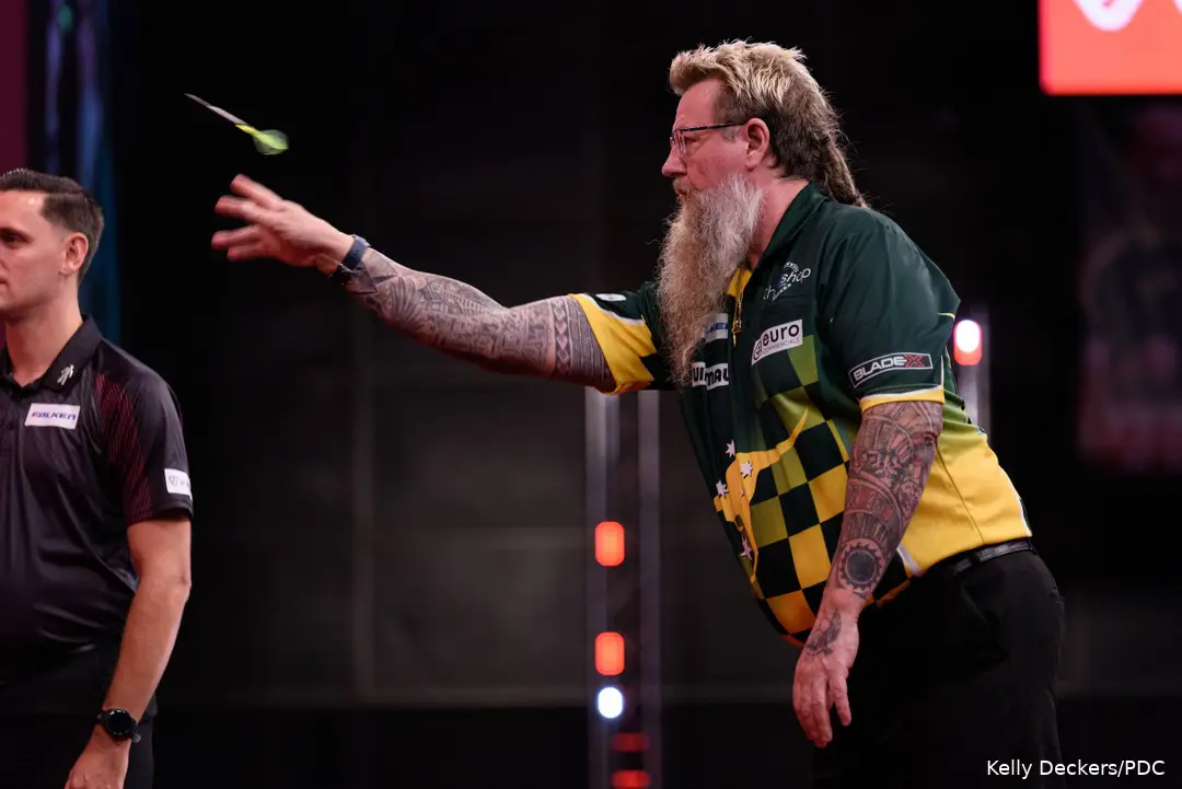 Simon Whitlock in actie
