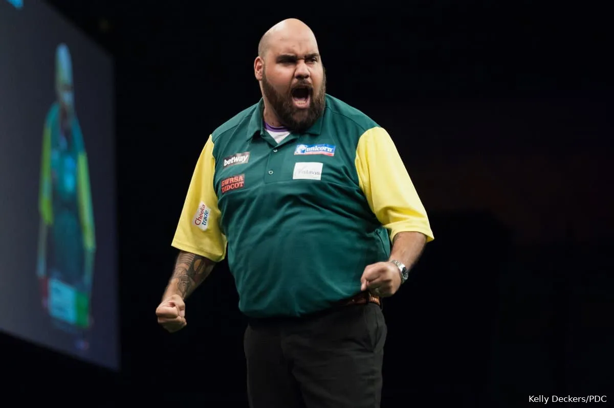 Kyle Anderson appeared four times for his country at the World Cup of Darts