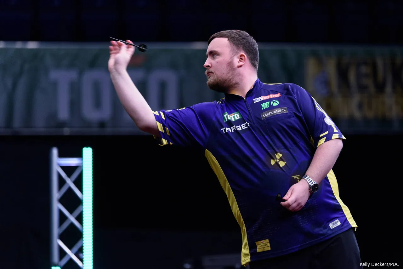 Luke Littler takes on Jonny Clayton in the quarterfinals of the Winmau World Masters
