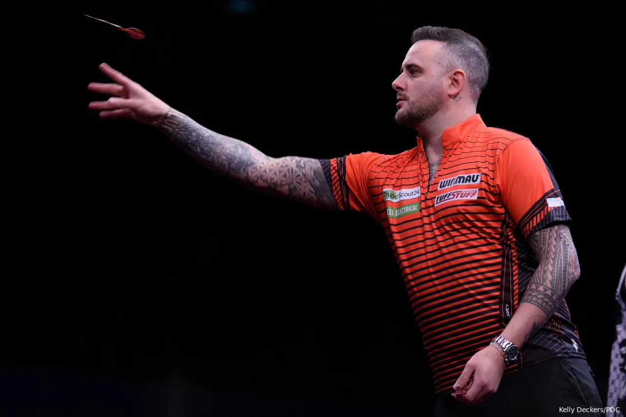 Joe Cullen bei der Darts WM 2025