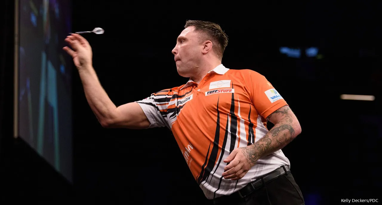 Gerwyn Price in Aktion