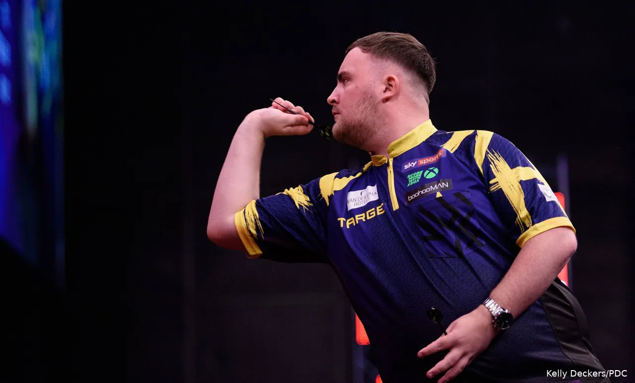 Scheiterte im Finale knapp an der Titelverteidigung: Luke "The Nuke" Littler
