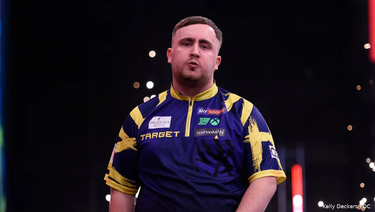 Luke Littler liegt auf der Players Championship Order of Merit vorerst nur auf Platz 70