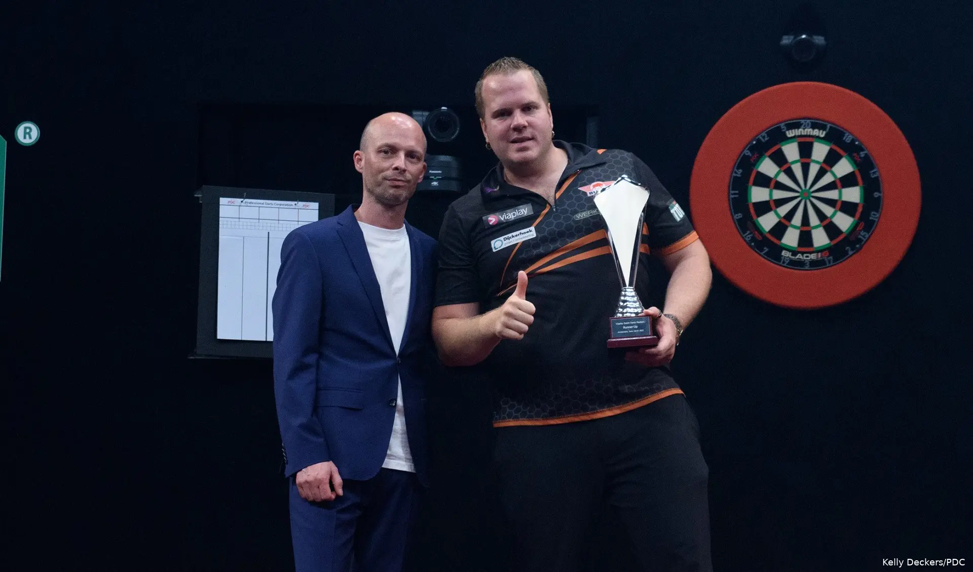 Dirk van Duijvenbode runner up Dutch Darts Masters