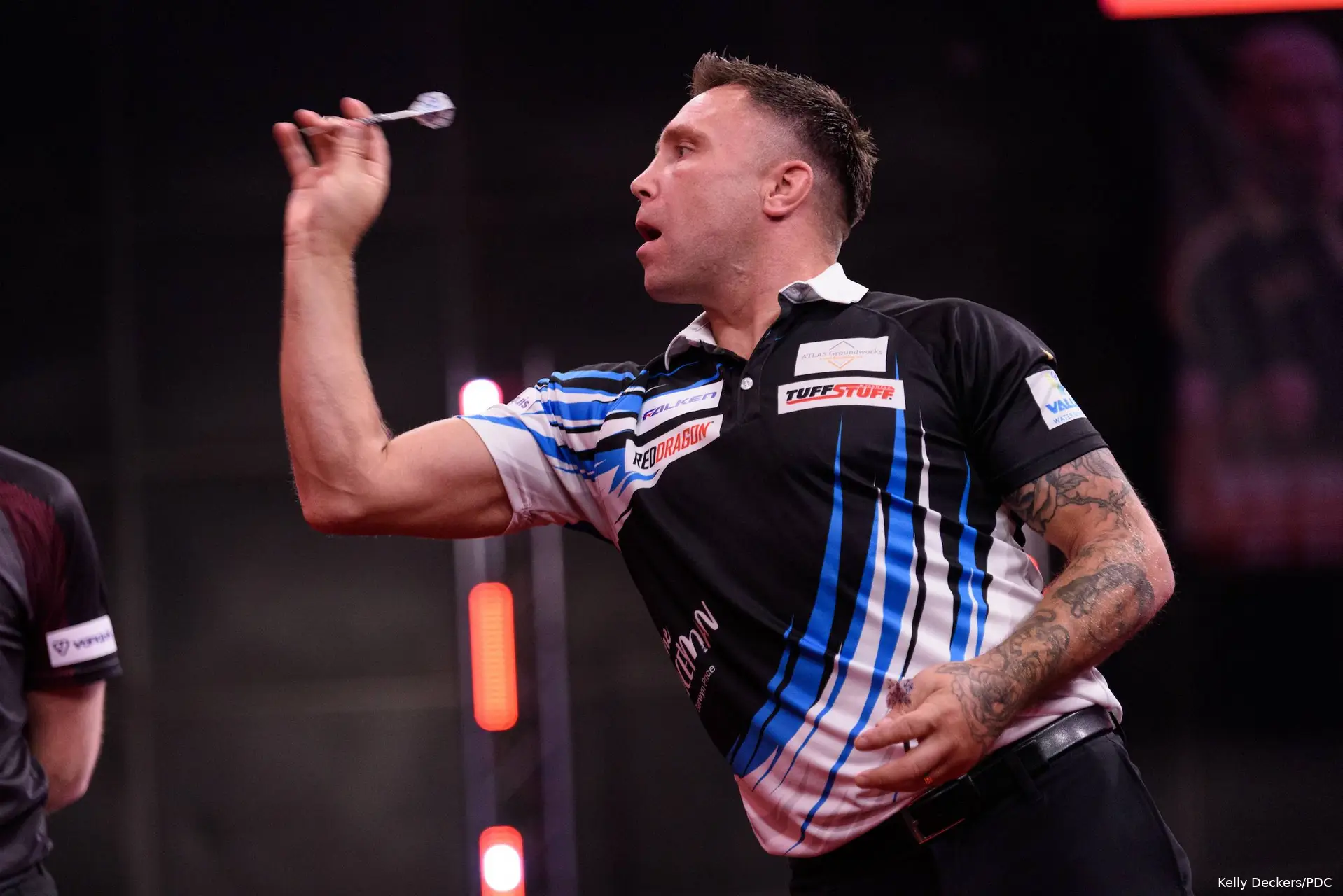 Gerwyn Price in Aktion