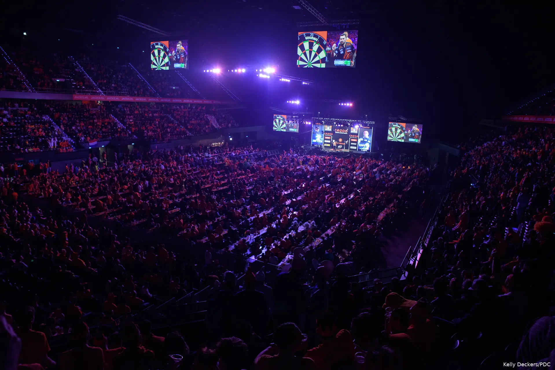 De Premier League-zaal in Ahoy Rotterdam