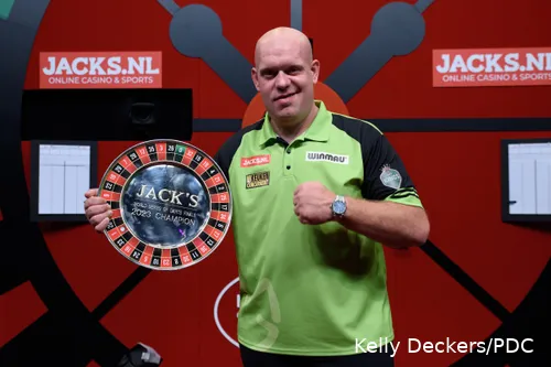 Michael van Gerwen ist der Titelverteidiger bei den World Series Finals