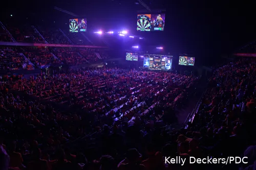 De Premier League-zaal in Ahoy Rotterdam