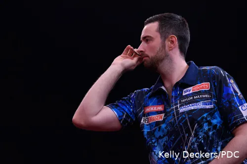 Luke Humphries is titelverdediger op de World Grand Prix