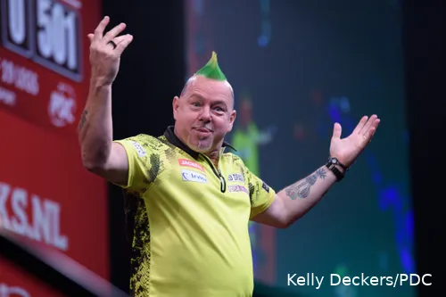 Peter Wright neemt het bij de laatste zestien op tegen Ryan Searle