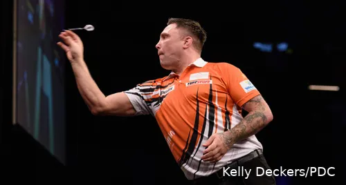 Gerwyn Price in actie