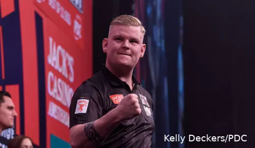 Mike De Decker was in de vorige ronde met 6-4 te sterk voor Damon Heta