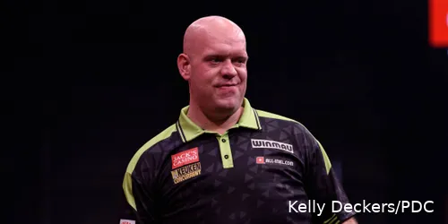 Michael van Gerwen staat momenteel op een vierde plaats van meest opeenvolgende deelnames aan de World Grand Prix