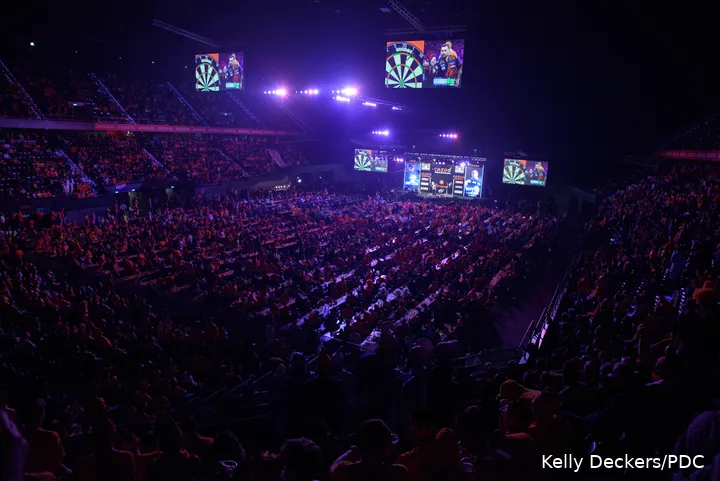 The Premier League arena at Ahoy Rotterdam