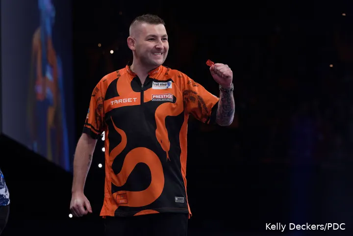 Nathan Aspinall is already unbeaten six matches in a row in Rotterdam