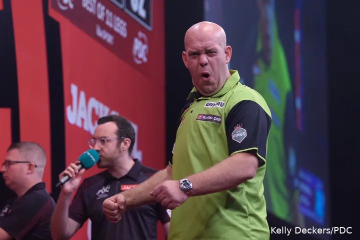 Michael van Gerwen gewann diese Woche beim Players Championship seinen ersten Ranglisten-Titel des Jahres 2024