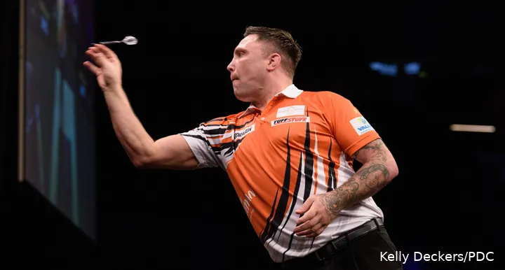 Gerwyn Price in Aktion