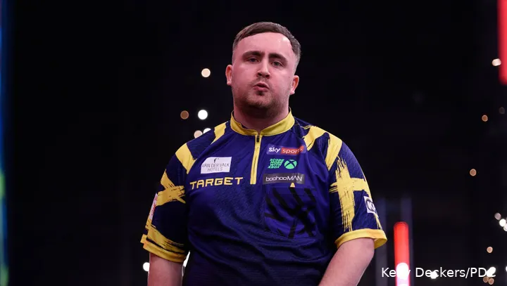 Luke Littler liegt auf der Players Championship Order of Merit vorerst nur auf Platz 70